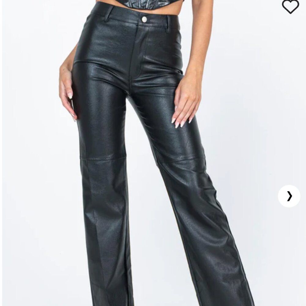 Faux Leather Pants - “Macey Pants” from Princess Polly